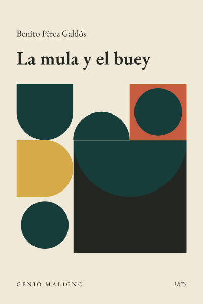 Portada de La mula y el buey, de Benito Pérez Galdós