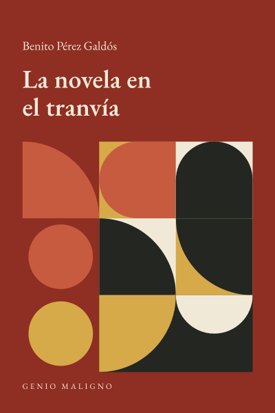 Portada de La novela en el tranvía, de Benito Pérez Galdós
