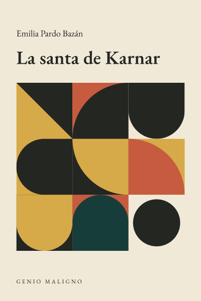 Portada de La santa de Karnar, de Emilia Pardo Bazán
