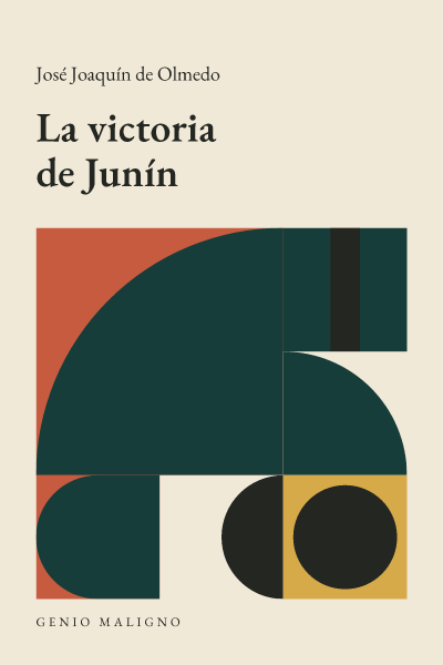 Portada de La victoria de Junín, de José Joaquín de Olmedo