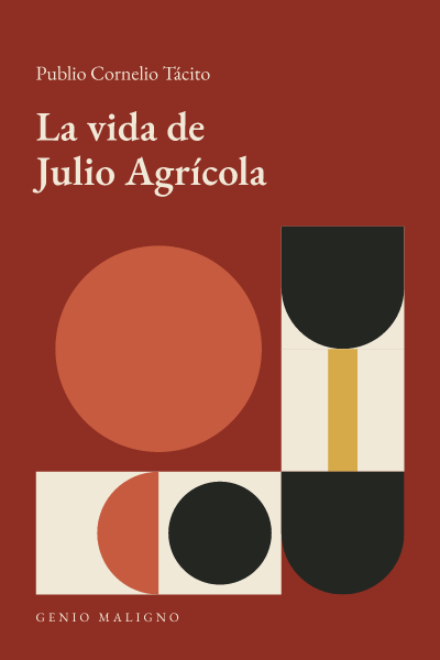 Portada de La vida de Julio Agrícola, de Publio Cornelio Tácito