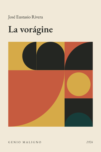 Portada de La vorágine, de José Eustasio Rivera