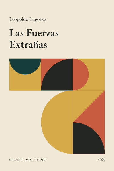 Portada de Las Fuerzas Extrañas, de Leopoldo Lugones
