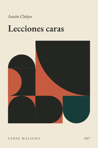 Portada de Lecciones caras, de Antón Chéjov
