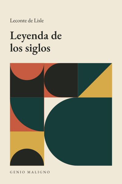 Portada de Leyenda de los siglos, de Leconte de Lisle