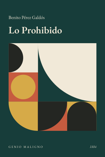 Portada de Lo Prohibido, de Benito Pérez Galdós