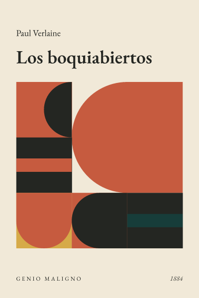 Portada de Los boquiabiertos, de Paul Verlaine