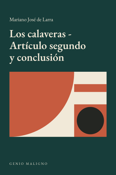 Portada de Los calaveras - Artículo segundo y conclusión, de Mariano José de Larra