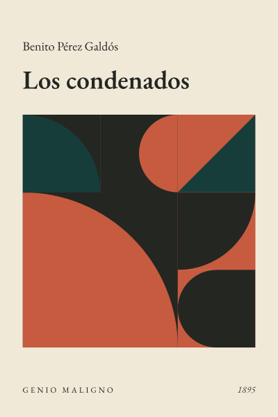 Portada de Los condenados, de Benito Pérez Galdós
