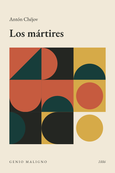 Portada de Los mártires, de Antón Chéjov