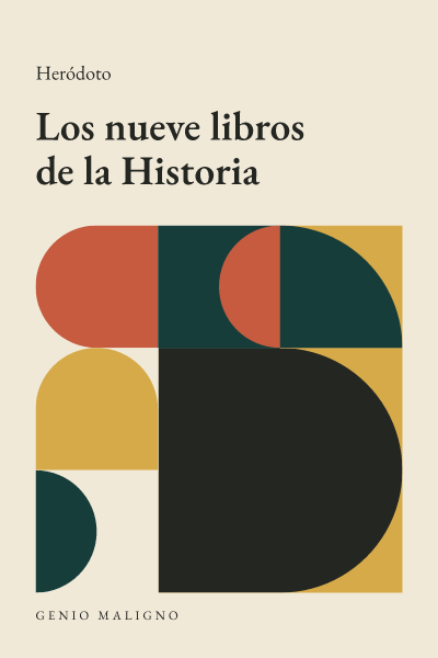 Portada de Los nueve libros de la Historia, de Heródoto