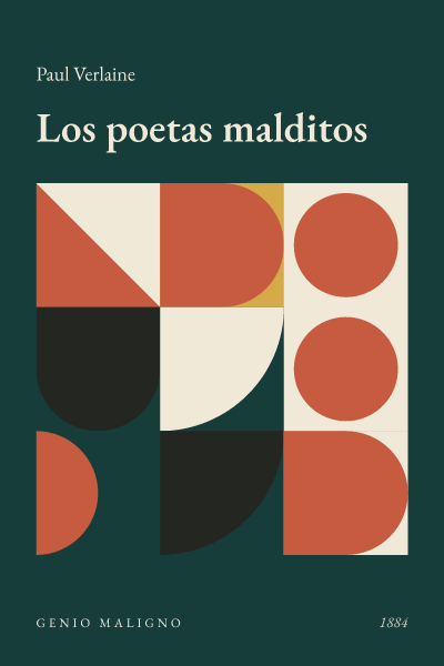 Portada de Los poetas malditos, de Paul Verlaine