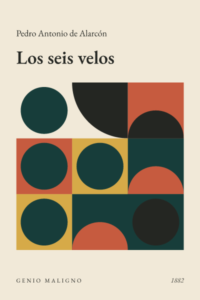 Portada de Los seis velos, de Pedro Antonio de Alarcón