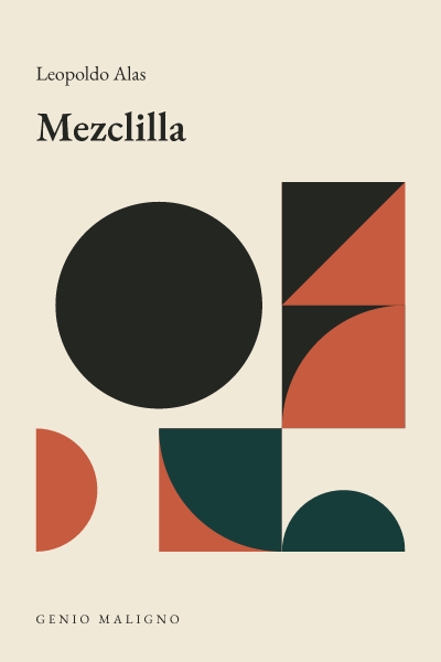 Portada de Mezclilla, de Leopoldo Alas