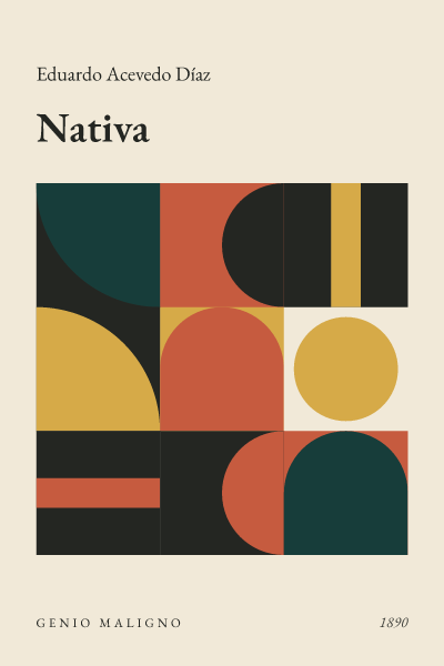 Portada de Nativa, de Eduardo Acevedo Díaz