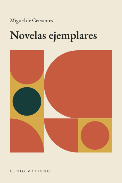 Portada de Novelas ejemplares, de Miguel de Cervantes