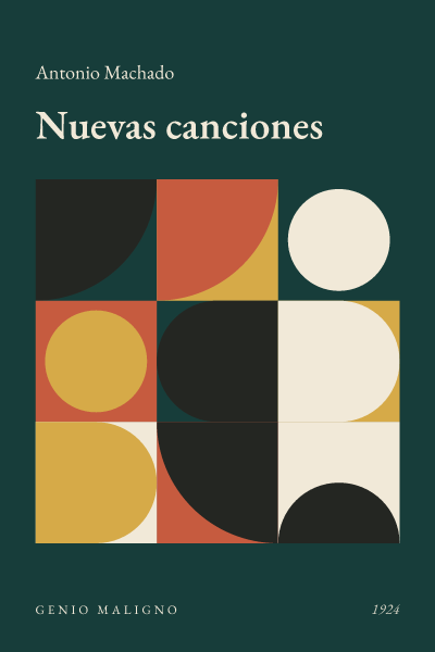 Portada de Nuevas canciones, de Antonio Machado