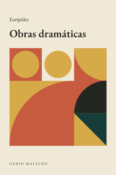 Portada de Obras dramáticas, de Eurípides