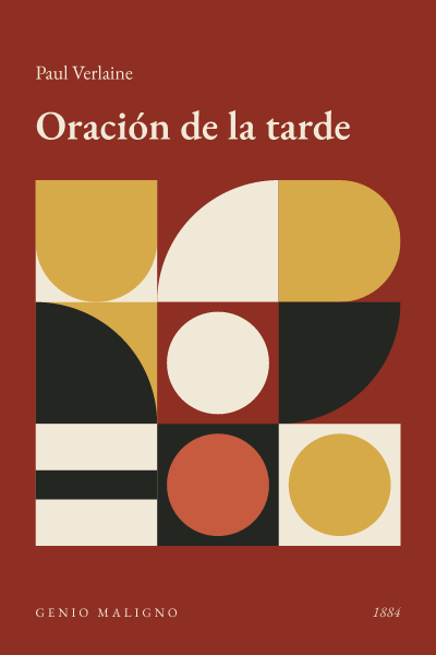 Portada de Oración de la tarde, de Paul Verlaine