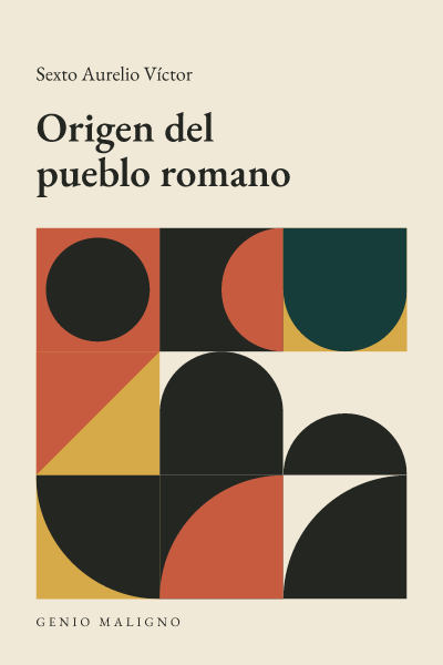 Portada de Origen del pueblo romano, de Sexto Aurelio Víctor