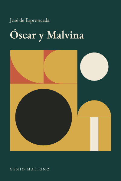 Portada de Óscar y Malvina, de José de Espronceda