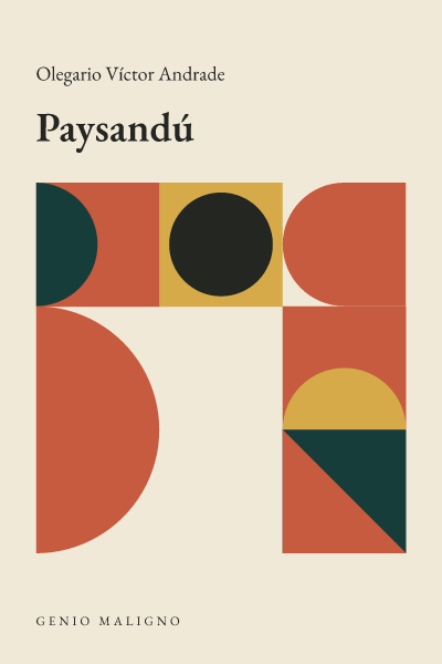 Portada de Paysandú, de Olegario Víctor Andrade