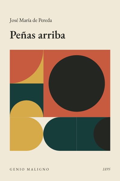Portada de Peñas arriba, de José María de Pereda