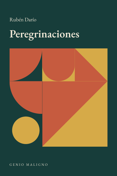 Portada de Peregrinaciones, de Rubén Darío