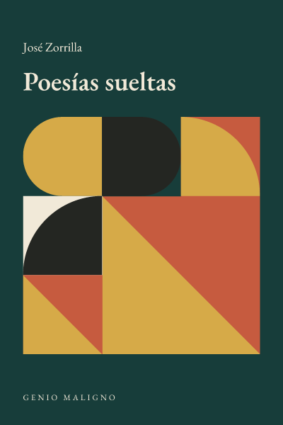 Portada de Poesías sueltas, de José Zorrilla