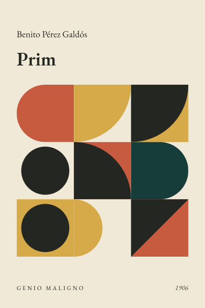 Portada de Prim, de Benito Pérez Galdós