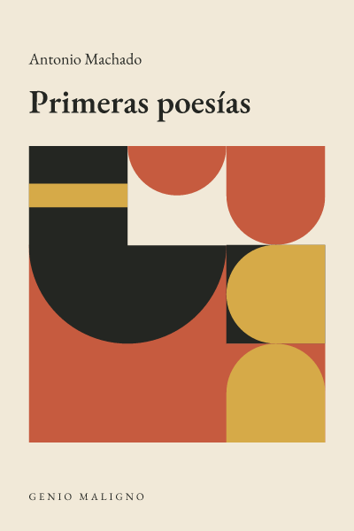 Portada de Primeras poesías, de Antonio Machado