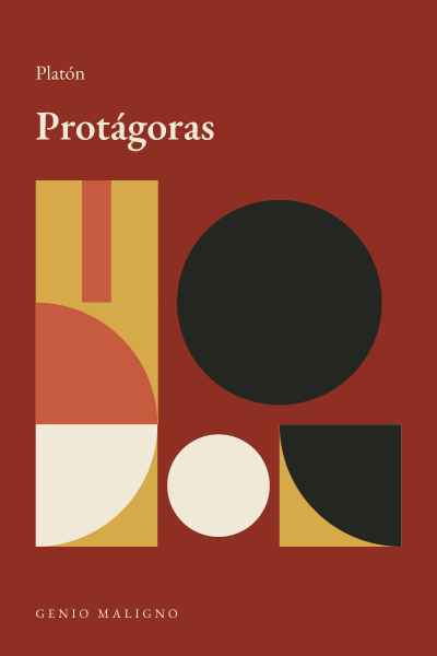 Portada de Protágoras, de Platón