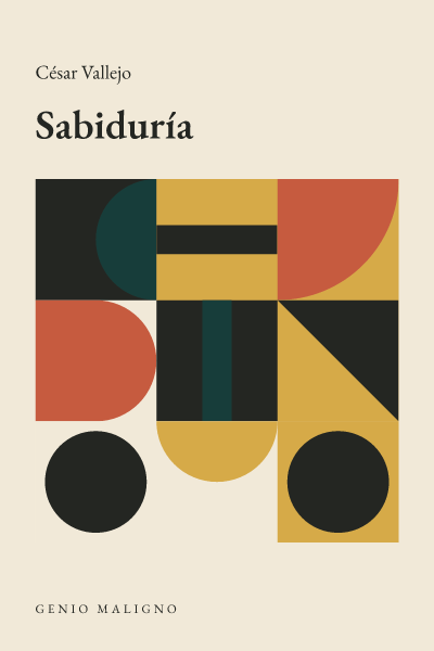 Portada de Sabiduría, de César Vallejo