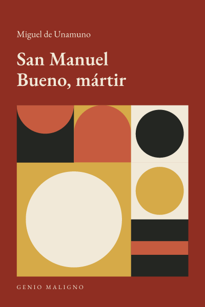 Portada de San Manuel Bueno, mártir, de Miguel de Unamuno