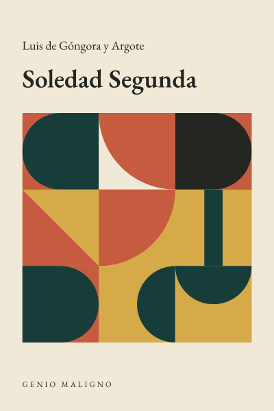 Portada de Soledad Segunda, de Luis de Góngora y Argote