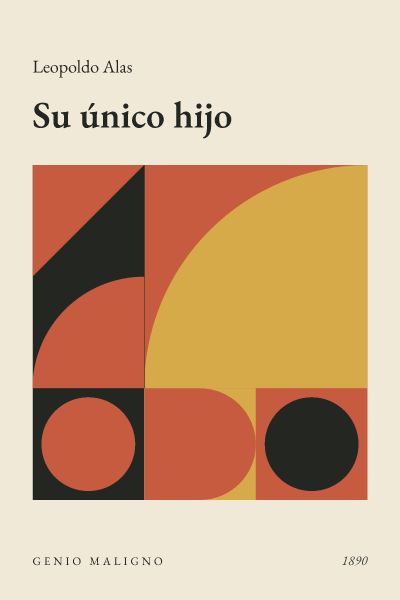 Portada de Su único hijo, de Leopoldo Alas