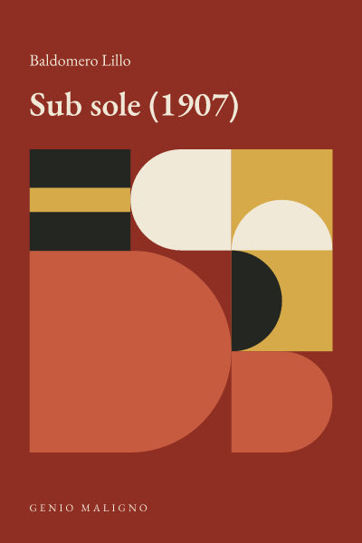 Portada de Sub sole (1907), de Baldomero Lillo
