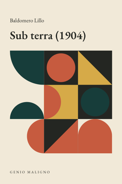 Portada de Sub terra (1904), de Baldomero Lillo