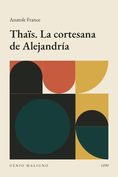 Portada de Thaïs. La cortesana de Alejandría, de Anatole France