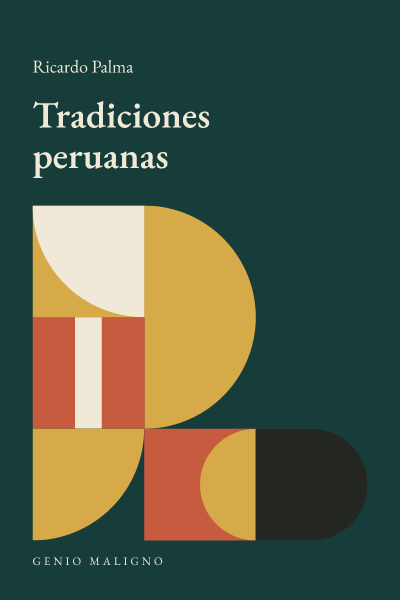 Portada de Tradiciones peruanas, de Ricardo Palma