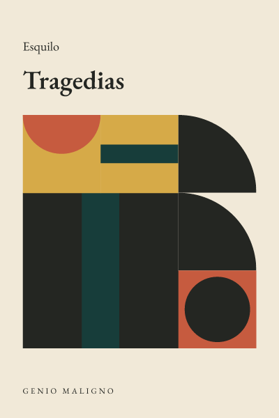Portada de Tragedias, de Esquilo