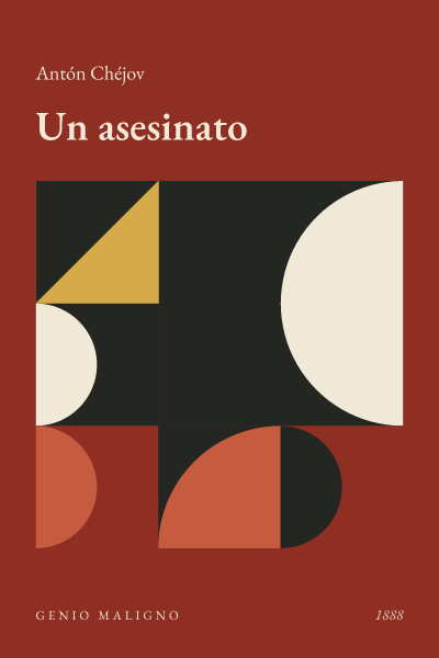 Portada de Un asesinato, de Antón Chéjov