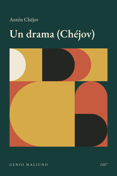 Portada de Un drama (Chéjov), de Antón Chéjov