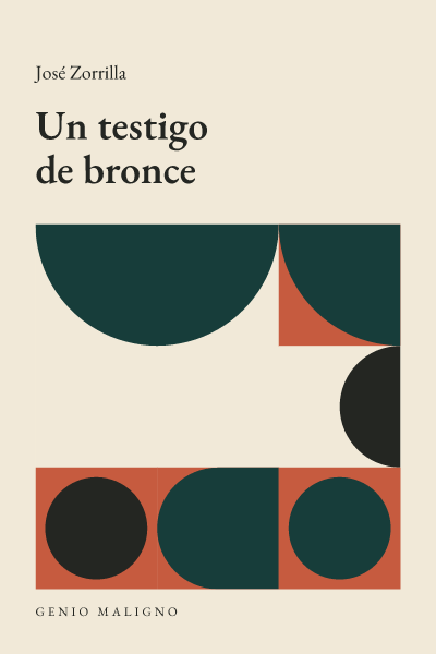 Portada de Un testigo de bronce, de José Zorrilla