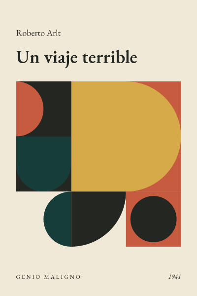 Portada de Un viaje terrible, de Roberto Arlt