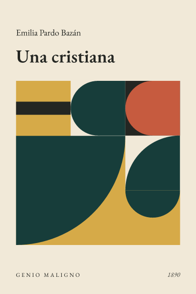 Portada de Una cristiana, de Emilia Pardo Bazán