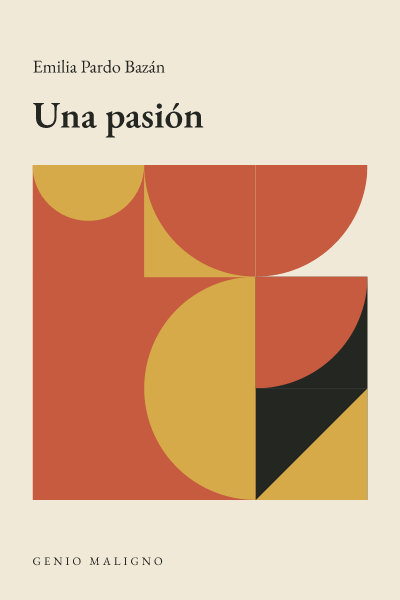Portada de Una pasión, de Emilia Pardo Bazán