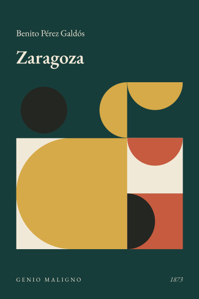 Portada de Zaragoza, de Benito Pérez Galdós